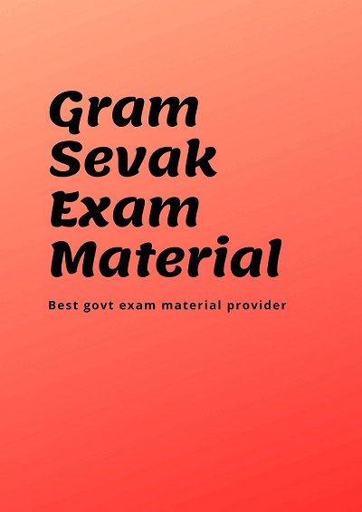 Gram Sevak Exam Material pdf