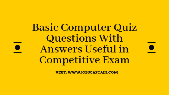 Basic Computer Questions Answers Pdf for Competitive Exam ...