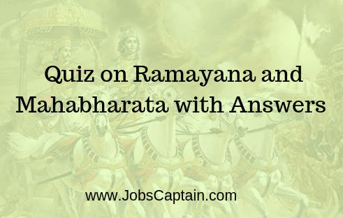 Questions on Ramayana and Mahabharata with Answers pdf