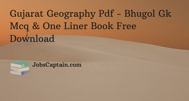 Gujarat Geography Pdf - Bhugol Gk