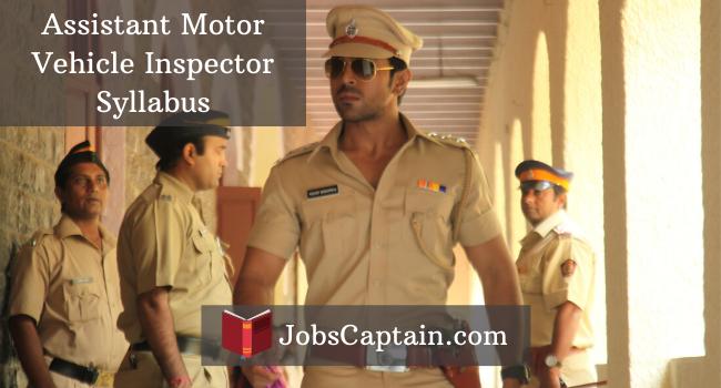 Assistant Motor Vehicle Inspector Syllabus