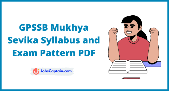 Mukhya Sevika Syllabus and Exam Pattern