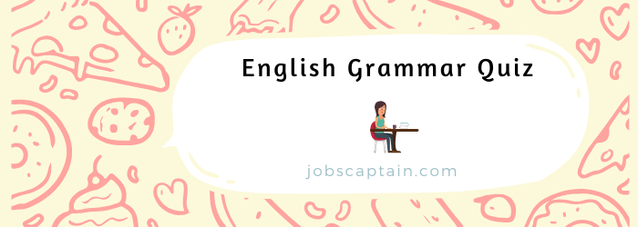 English Grammar Quiz online