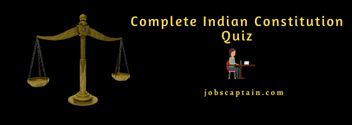 Indian Constitution Quiz