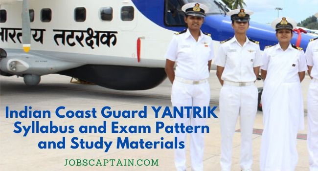 Indian Coast Guard YANTRIK Syllabus and Study Materials