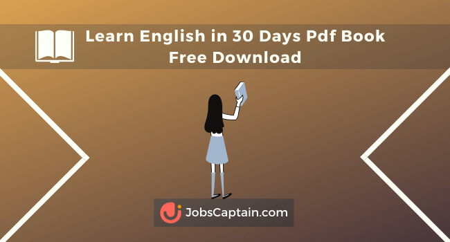Learn English in 30 Days Pdf