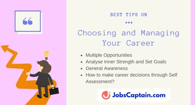 Best Tips for Choosing and Managing Your Career