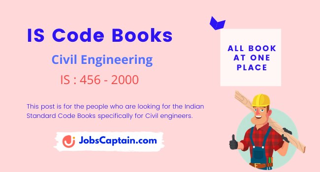 Download IS Codes (Indian Standard Codes) Pdf book for Civil Engineering all at one place