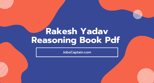 Rakesh Yadav Reasoning Book Pdf