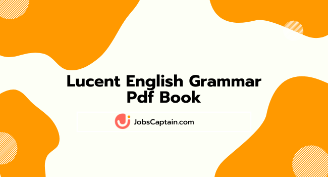 Lucent English Grammar Pdf Book Free Download 