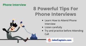 8 Powerful Tips For Phone Interviews 300x162 