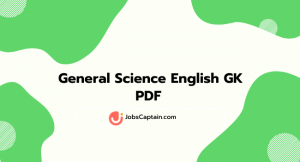 General Science PDF in English Notes Download