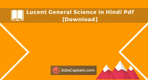 Lucent General Science in Hindi Pdf