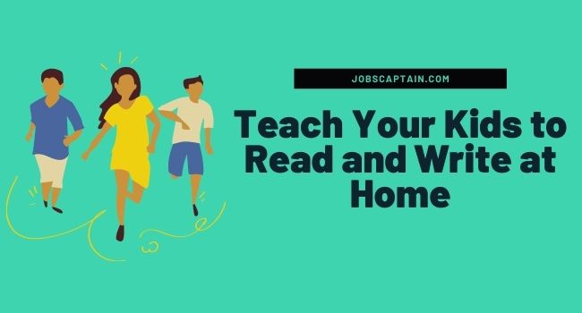 Help Teach Your Kids to Read and Write at Home