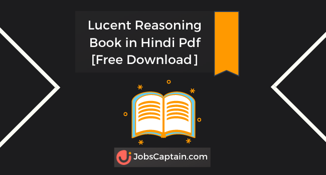 Lucent Reasoning Book in Hindi Pdf Free Download