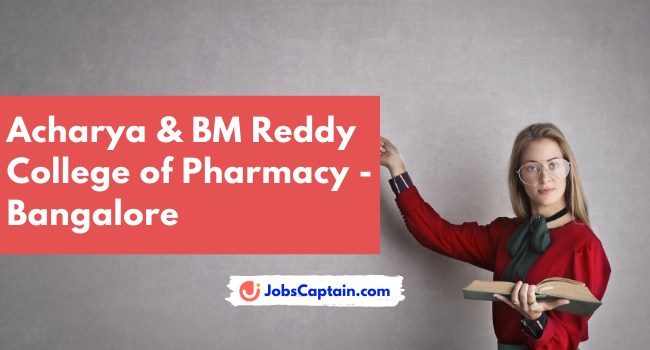 Acharya & BM Reddy College of Pharmacy - Bangalore