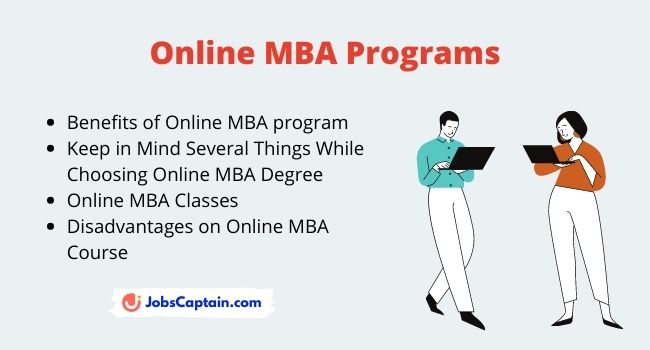 Online MBA Programs - Benefits, Classes, Disadvantages [Ultimate Guide 2021]