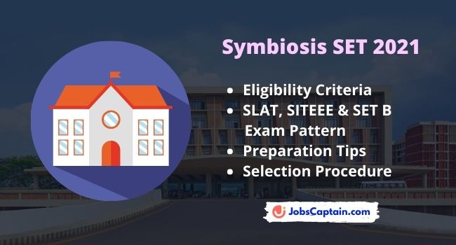 Symbiosis SET 2021 Complete Guide - JobsCaptain