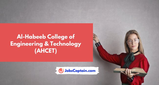 Al-Habeeb College of Engineering & Technology (AHCET)