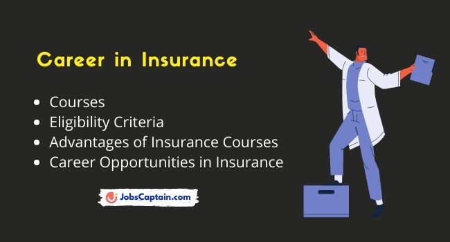 Career In Insurance 2021 Courses Eligibility Career Opportunities 6159