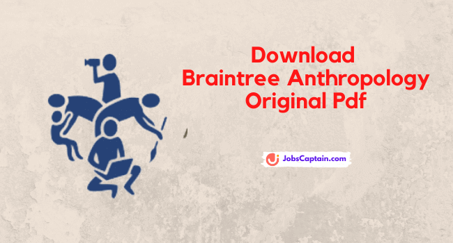 Download Braintree Anthropology Original Pdf