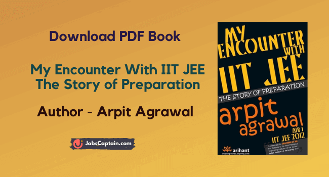 My Encounter With IIT JEE Pdf