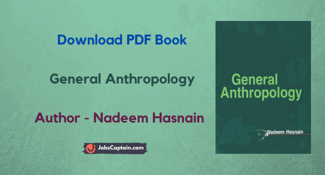 Download General Anthropology by Nadeem Hasnain PDF