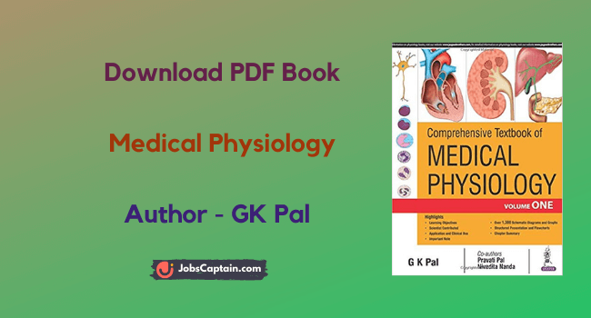 GK Pal Physiology PDF Free Download (Vol. 1-2-3) Book 📚