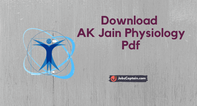 Free Download AK Jain Physiology Pdf