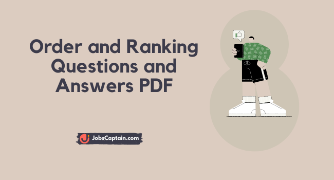 Download Order and Ranking Questions and Answers PDF