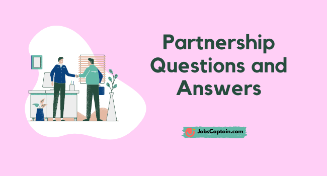 Partnership Questions and Answers