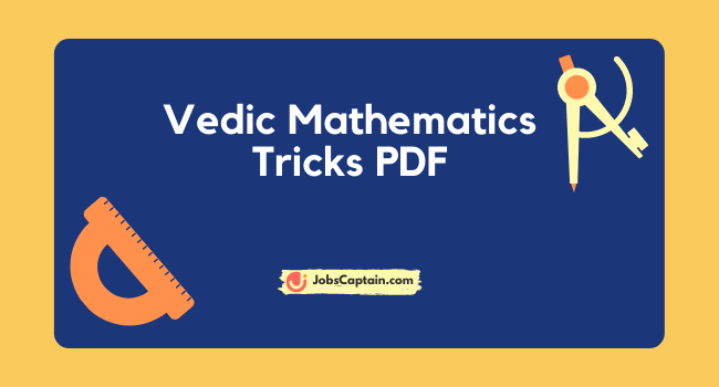 vedic maths tricks pdf for fast calculation free download