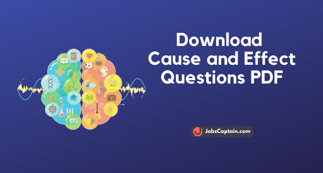 Free Download Cause and Effect Questions PDF
