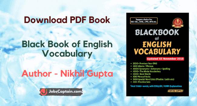 Black Book of English Vocabulary Pdf
