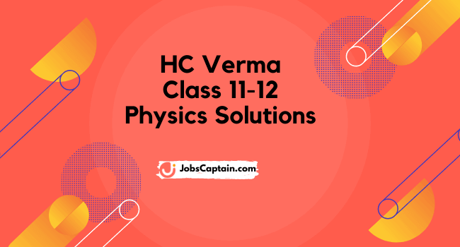 HC Verma Physics Solutions Book