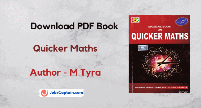 Magical Book on Quicker Maths Pdf Book