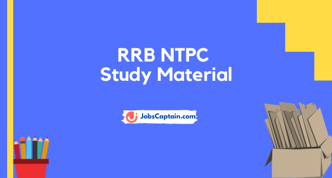 RRB NTPC Study Material