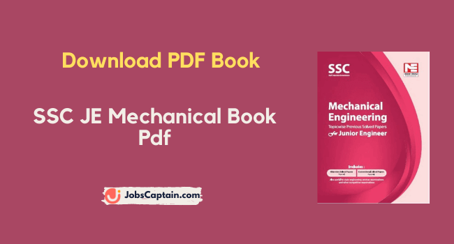 SSC JE Mechanical Book Pdf