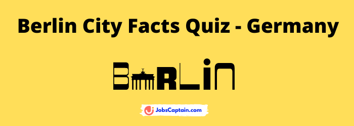 Berlin City Facts Quiz - Germany