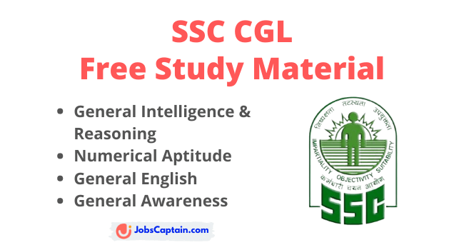 SSC CGL Exam Study Material