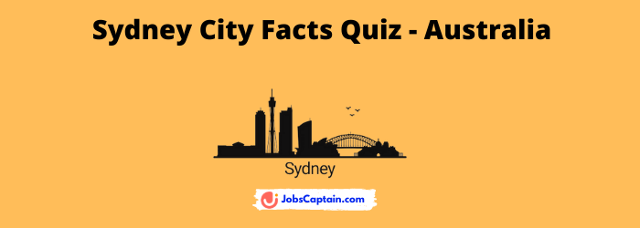 Sydney City Facts Quiz - Australia