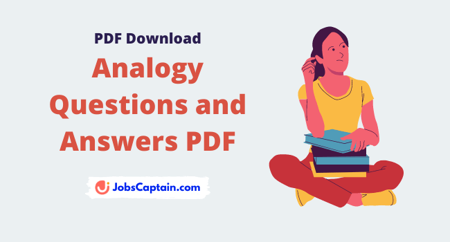 Analogy Questions and Answers PDF