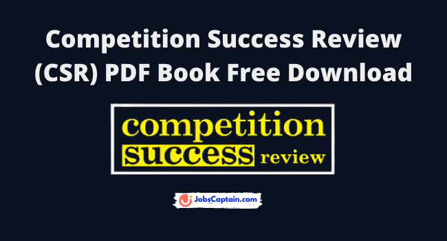 Competition Success Review (CSR) pdf