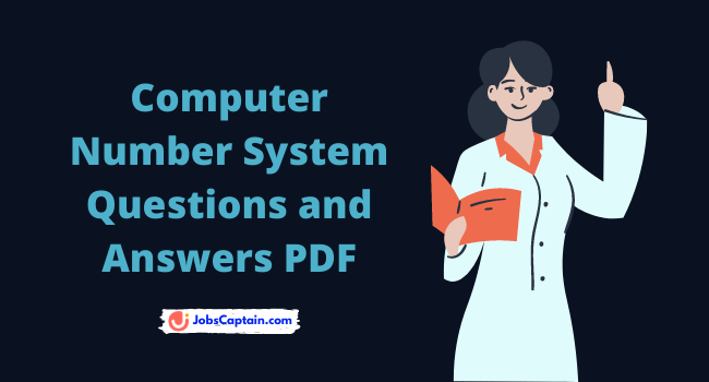 Computer Number System Questions and Answers PDF