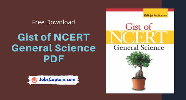 Gist of NCERT General Science PDF