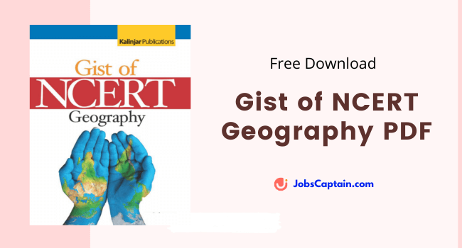 Gist of NCERT Geography PDF