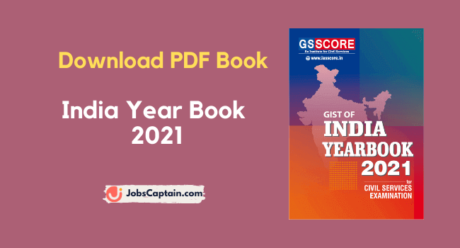 India Year Book 2021 Pdf by GSSCORE