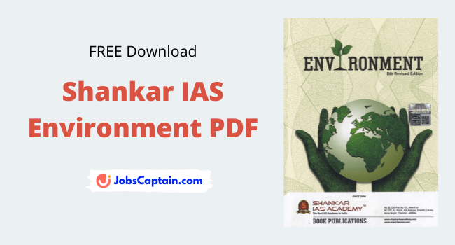 Download Shankar IAS Environment PDF Book [Latest Edition]