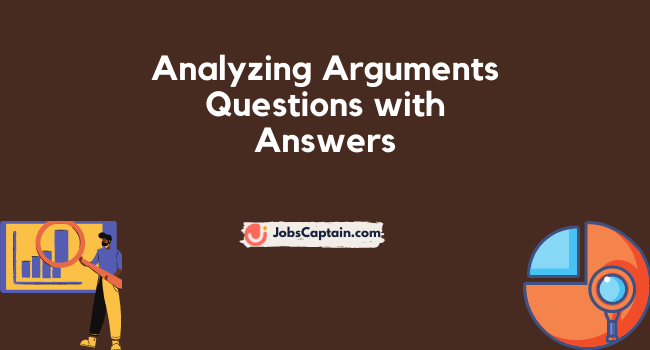 Analyzing Arguments Questions Pdf with Answers