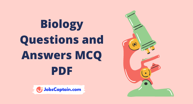 Biology Questions and Answers MCQ PDF